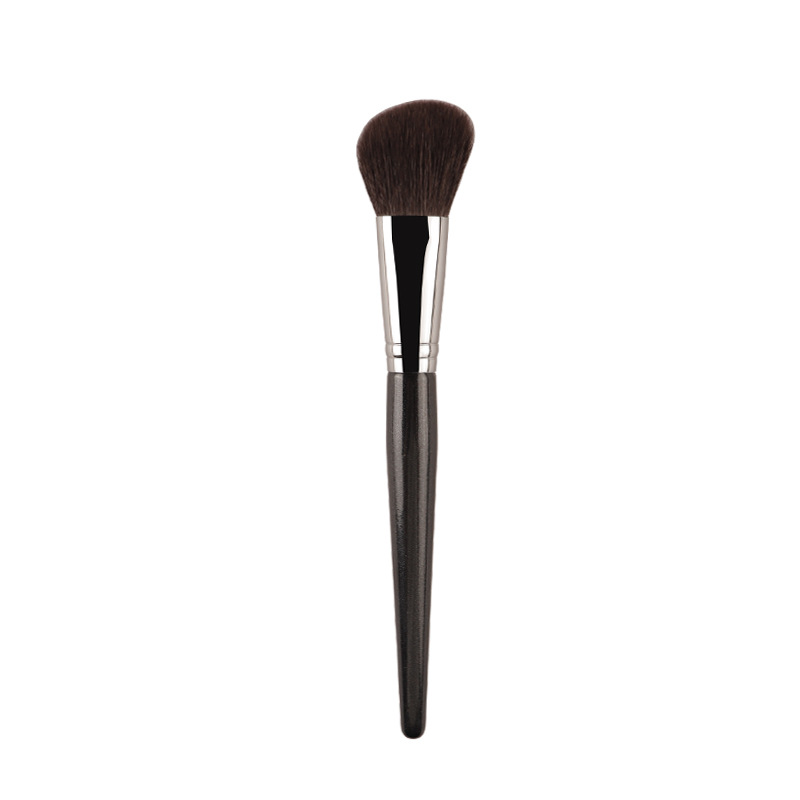 Professional Goat Hair Contour Brush, Angled Face Sculpting Makeup Tool, Hypoallergenic Blending Brush