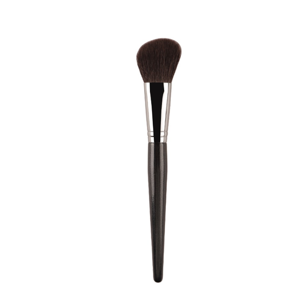 Professional Goat Hair Contour Brush, Angled Face Sculpting Makeup Tool, Hypoallergenic Blending Brush