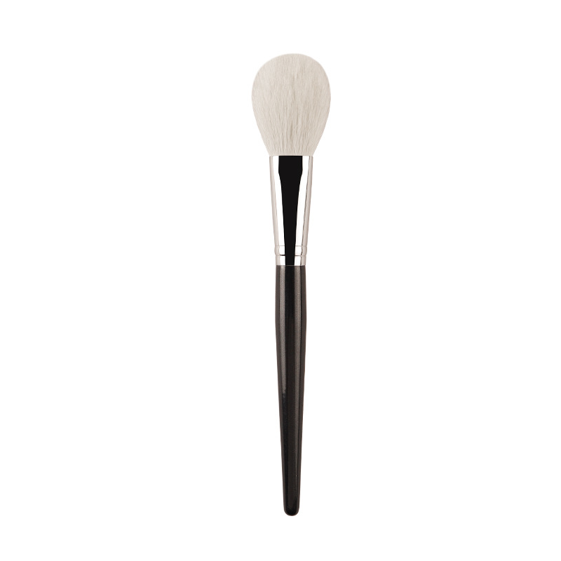 Professional Goat Hair Contour Brush, Angled Face Sculpting Makeup Tool, Hypoallergenic Blending Brush