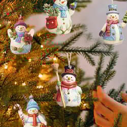 wood crafts snowman ornament, decorative hangable ornaments, christmas tree pendant for holiday home