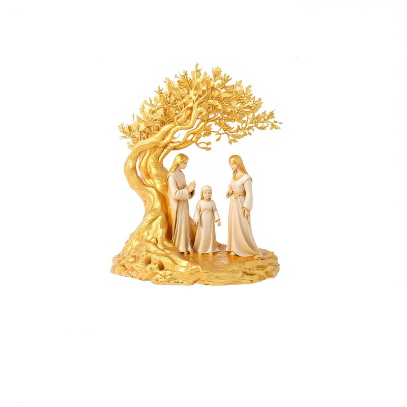 Jesus And The Tree Of Life Newborn Home Decor Desktop Decoration Acrylic Ornament Childrens Gift Ho