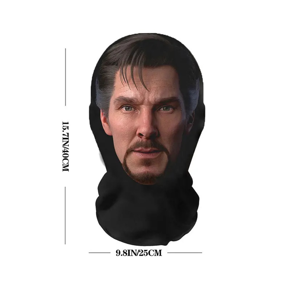 Elastic Mesh Masks Cosplay Super Heroes 3D Printed Stephen Strange Full Face Mask Funny Balaclava H 6