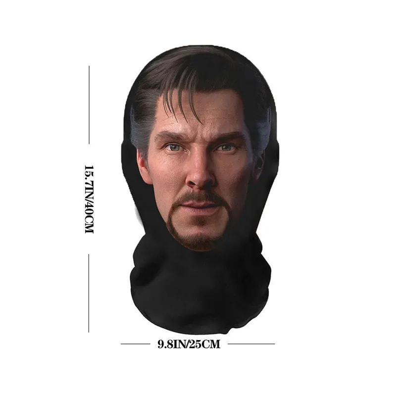 Elastic Mesh Masks Cosplay Super Heroes 3D Printed Stephen Strange Full Face Mask Funny Balaclava H 6