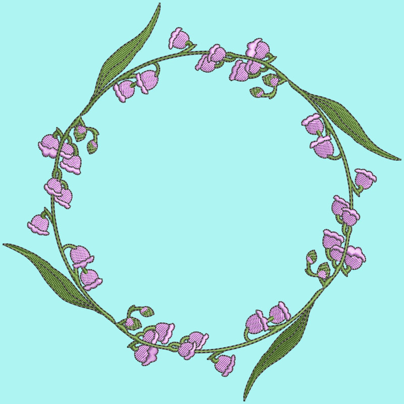 Lily Of Valley EmbroideryLily Of Valley DST Lily Of Valley PES 2