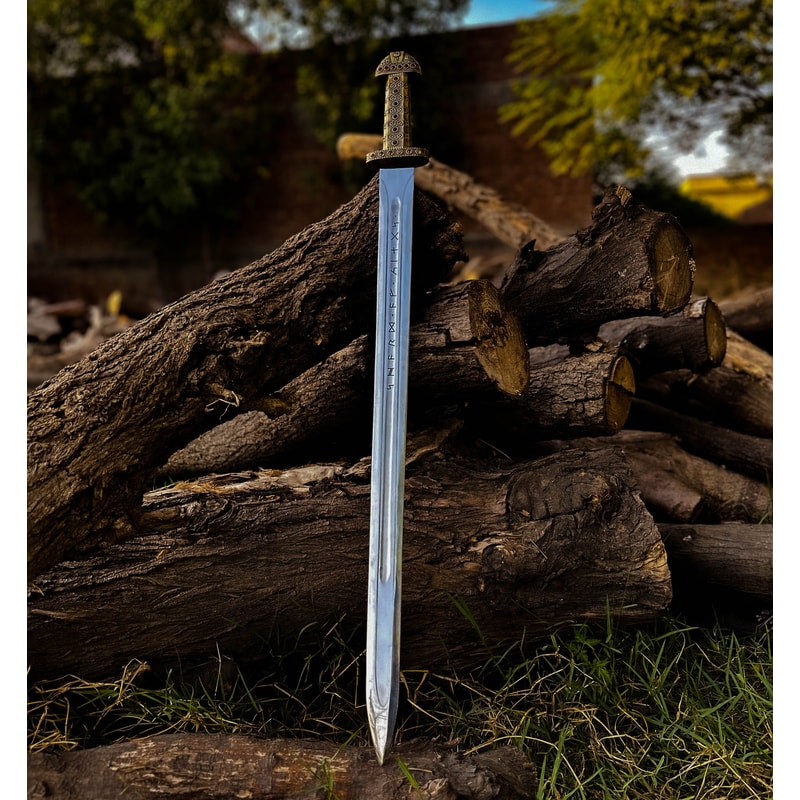 King Ragnar Lothbrok Handcrafted Viking Sword Authentic Norse Replica Medieval Sword Perfect Gifts 2