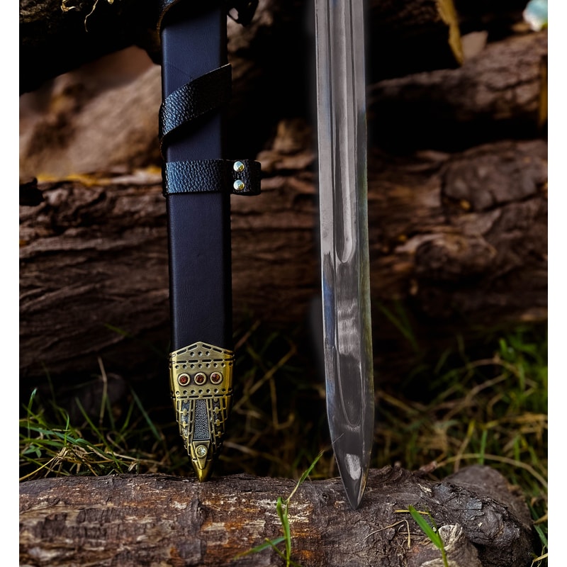 King Ragnar Lothbrok Handcrafted Viking Sword Authentic Norse Replica Medieval Sword Perfect Gifts 4