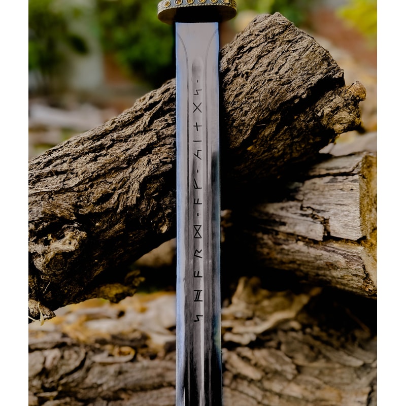 King Ragnar Lothbrok Handcrafted Viking Sword Authentic Norse Replica Medieval Sword Perfect Gifts 7