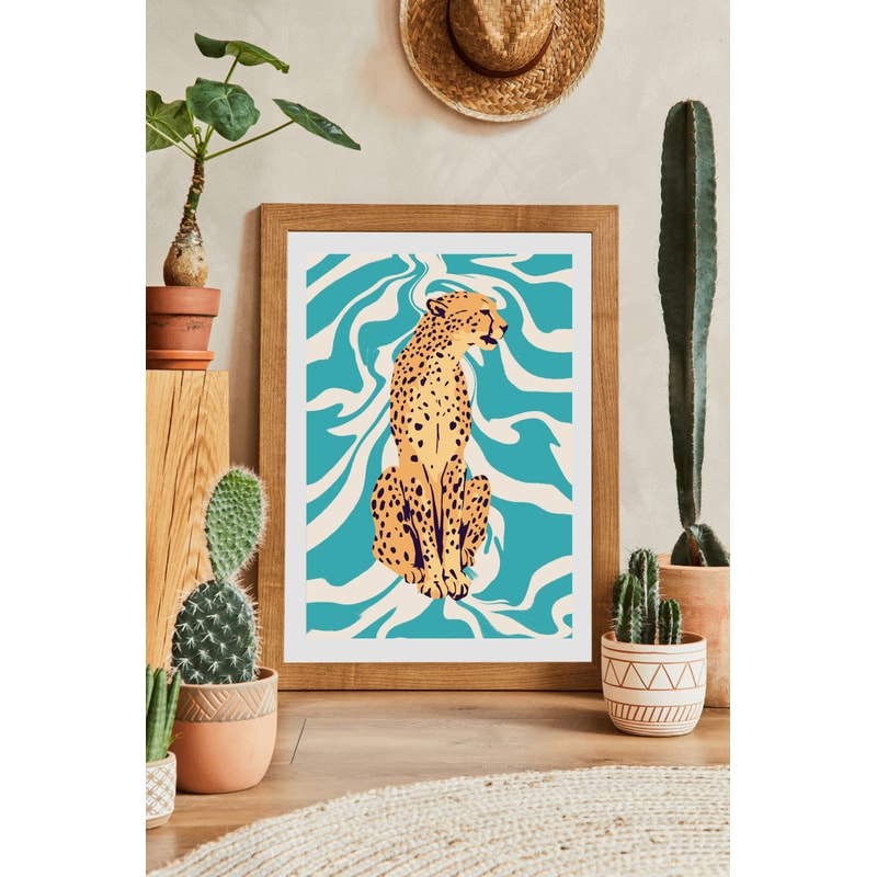 Digital Poster Leopard 0