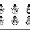 Snowman Svg Bundle 1