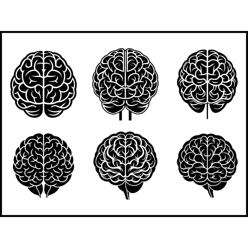 Brain SVG Bundle 1