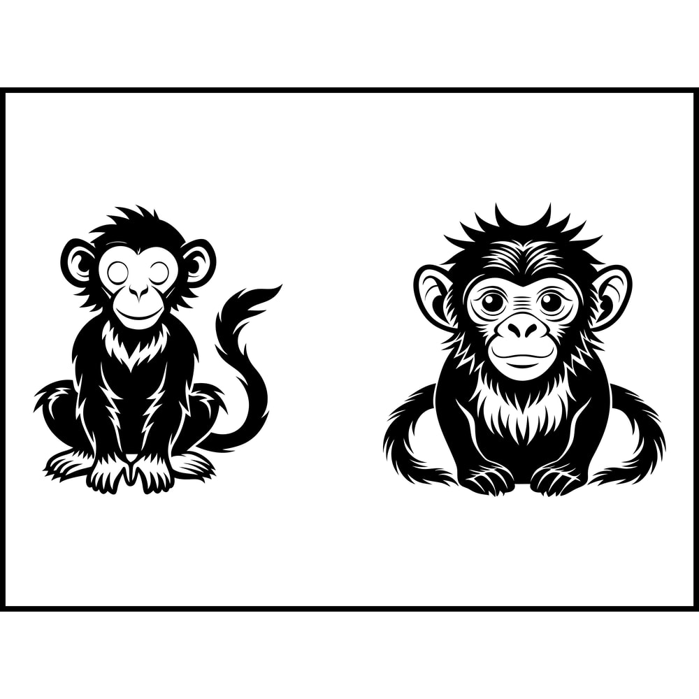 Monkey By Bike SVG Bundle 2