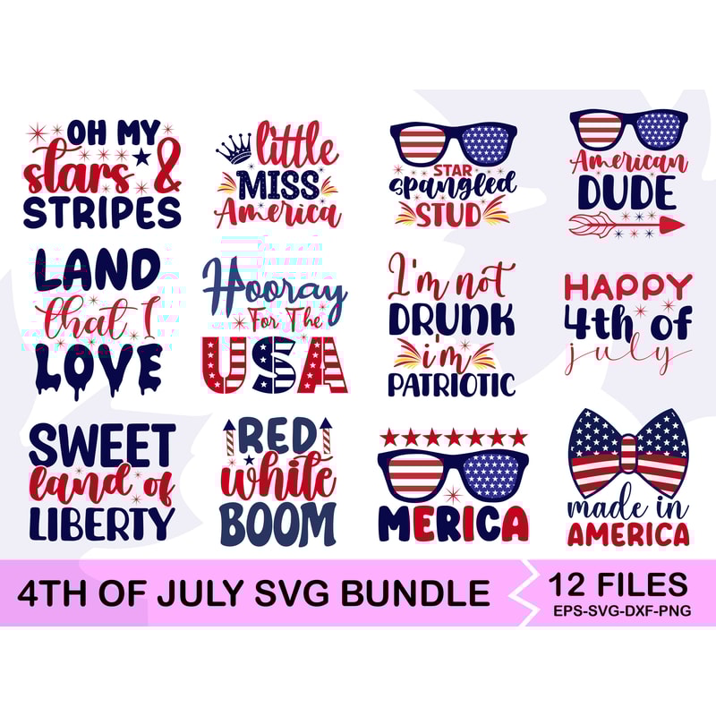 4th Of July SVG Bundle 5 0