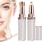 2in1 LED Hair Shaver Eyebrow Razor Rechargeable Womens Grooming Tool for Facial Hair Peach F