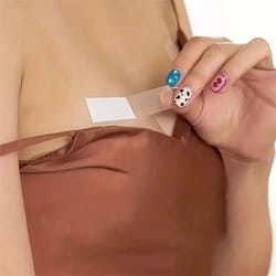 36 pcs womens fashion clear double sided tape for clothing and body transparent strong adhesive for all skin tones and fabric