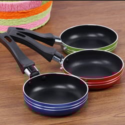 mini frying pan non stick steel frypan pot saucepan for kitchen cookware