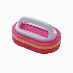 magic handle sponge household cleaning brush easy cleaning tool for kitchen, bathroom, toilet, walls & windows