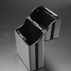 premium aluminum alloy metal business card holder, magnetic button name card case, slim pocket storage box for men