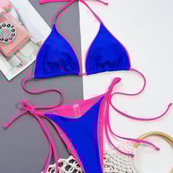 sexy leopard micro bikini set, women swimsuit female swimwear thong bikinis set brazilian halter with beach wear