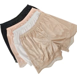 silky smooth pajama shorts for women, lace comfort underwear, breathable summer sleepwear, women's silk nightwear