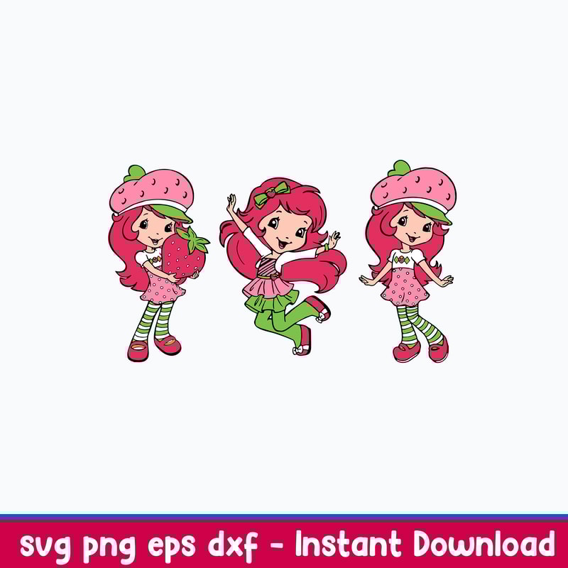 Strawberry Bundle Svg, Strawberry Svg, Png Dxf Eps File.jpeg