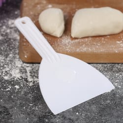 butter dough cutter diy baking, cake knife plastic scraper, chocolate shovel tri angle, kitchen tools soft scratch board
