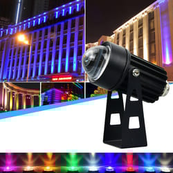 outdoor led wall spotlight, water proof rgb landscape lighting, red green blue beam for garden