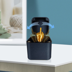 interesting prank gift, middle finger in box, funny creative gifts, office desk decoration, home decoration gifts