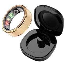 colmi r10 smart ring health tracker with charging case