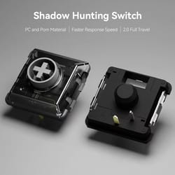 kailh low profile shadow hunting switch – silent linear 2.0mm travel for hitbox & mechanical keyboards