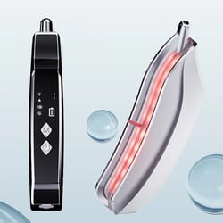 electric fascia knife massager with lcd display and warm vibration therapy