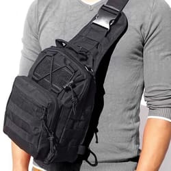 tactical sling backpack crossbody chest bag for hiking and outdoor use