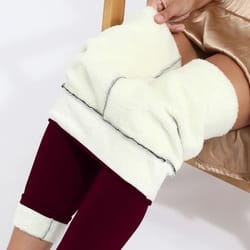 women velvet winter leggings thick high waist warm pants