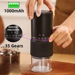 portable electric coffee bean grinder