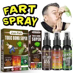 30ml fart spray prank toy – smelly stink bomb gag gift for parties, jokes, and fun pranks