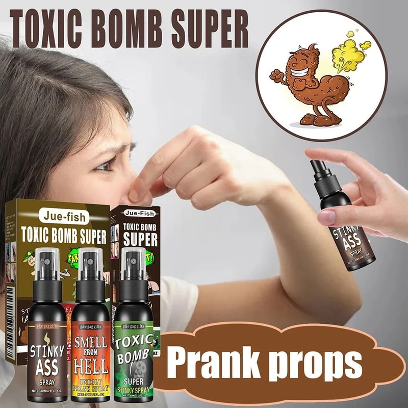 30ml Fart Spray Prank Toy Smelly Stink Bomb Gag Gift For Parties Jokes And Fun Pranks 1