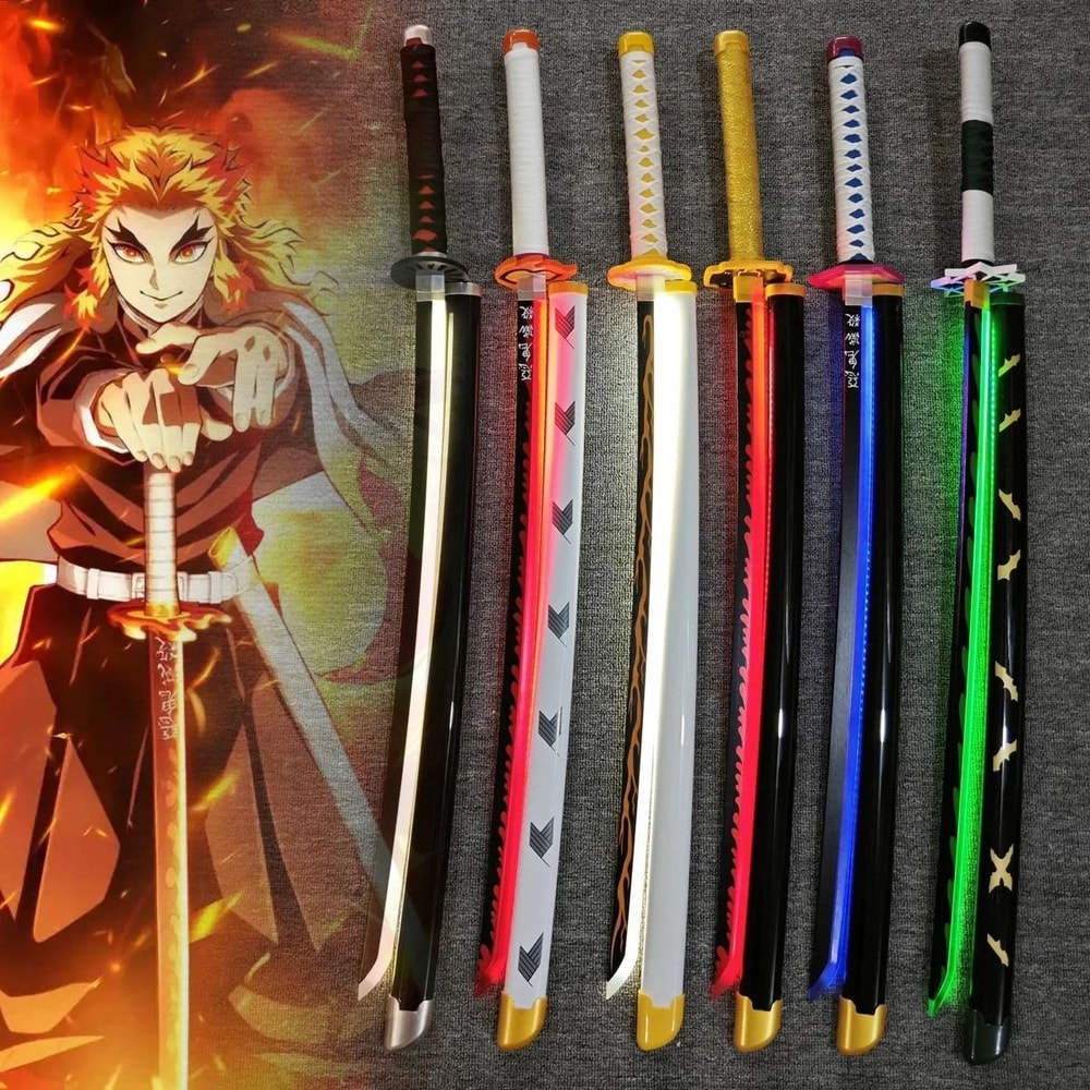 Luminous LED Katana Sword Anime Cosplay Prop With Realistic Design 1
