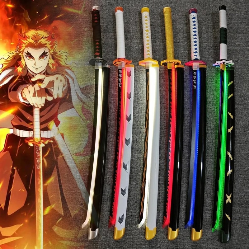 Luminous LED Katana Sword Anime Cosplay Prop With Realistic Design 1