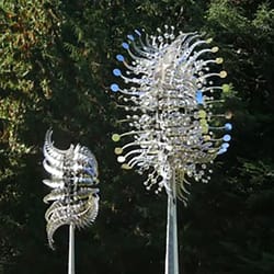magical kinetic metal wind spinner for garden and lawn
