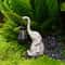 Solar Animal Garden Statue With Lantern Elephant Or Giraffe Resin Figurine 8
