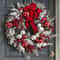 Flocked PVC Christmas Wreath And Garland Decor For Doors Trees And Holiday Home Styling 11