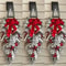 Flocked PVC Christmas Wreath And Garland Decor For Doors Trees And Holiday Home Styling 13
