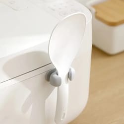 silicone rice spoon holder for wall mounted kitchen storage