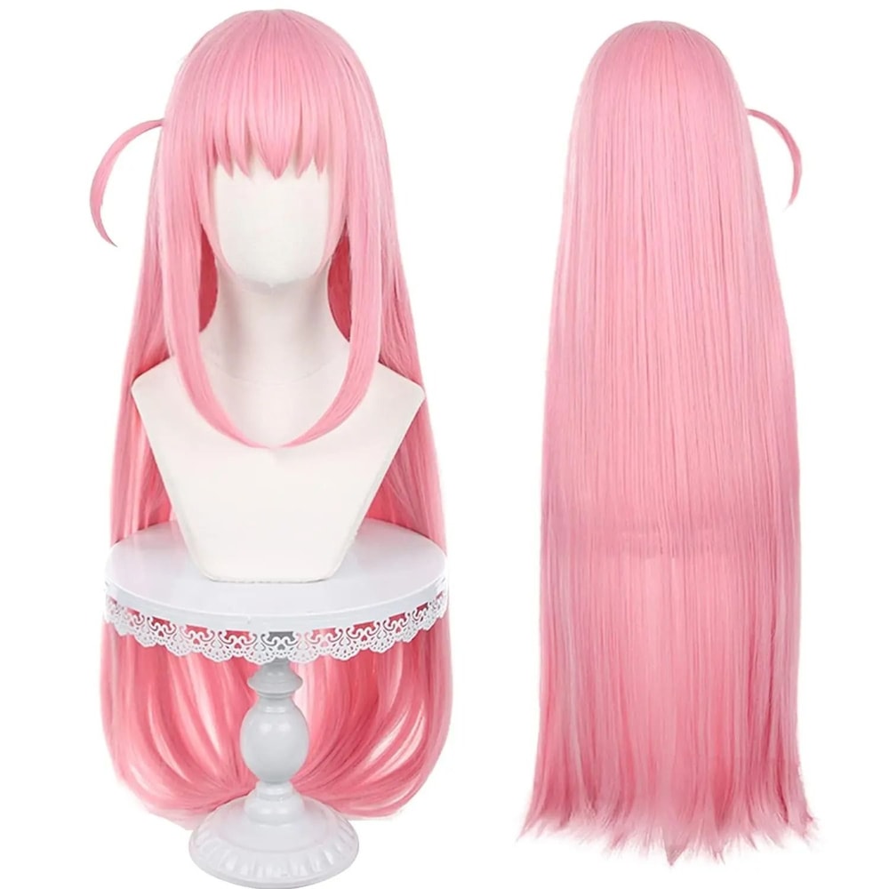 Angel Devil Orange Brown Cosplay Wig 16