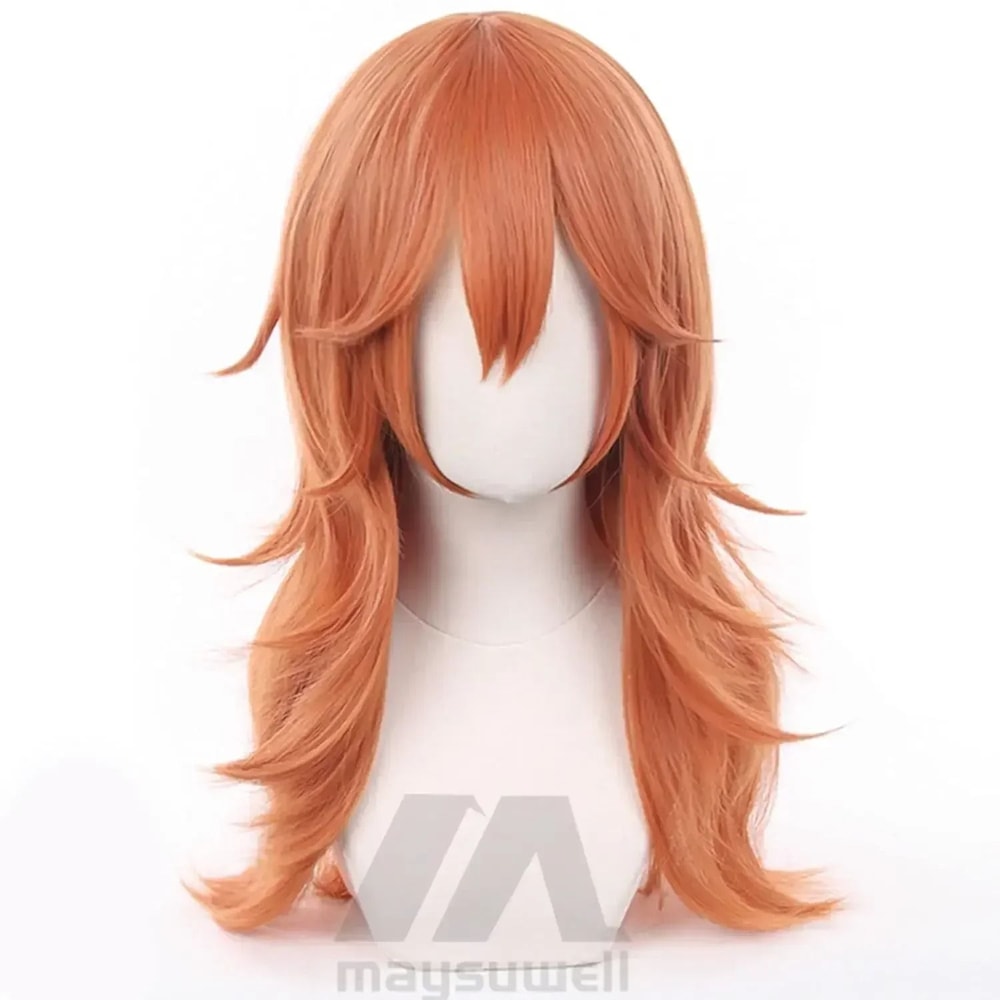 Angel Devil Orange Brown Cosplay Wig 1