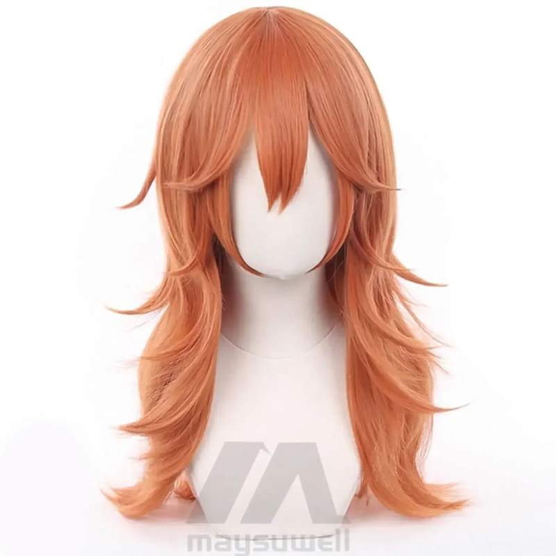 Angel Devil Orange Brown Cosplay Wig 1