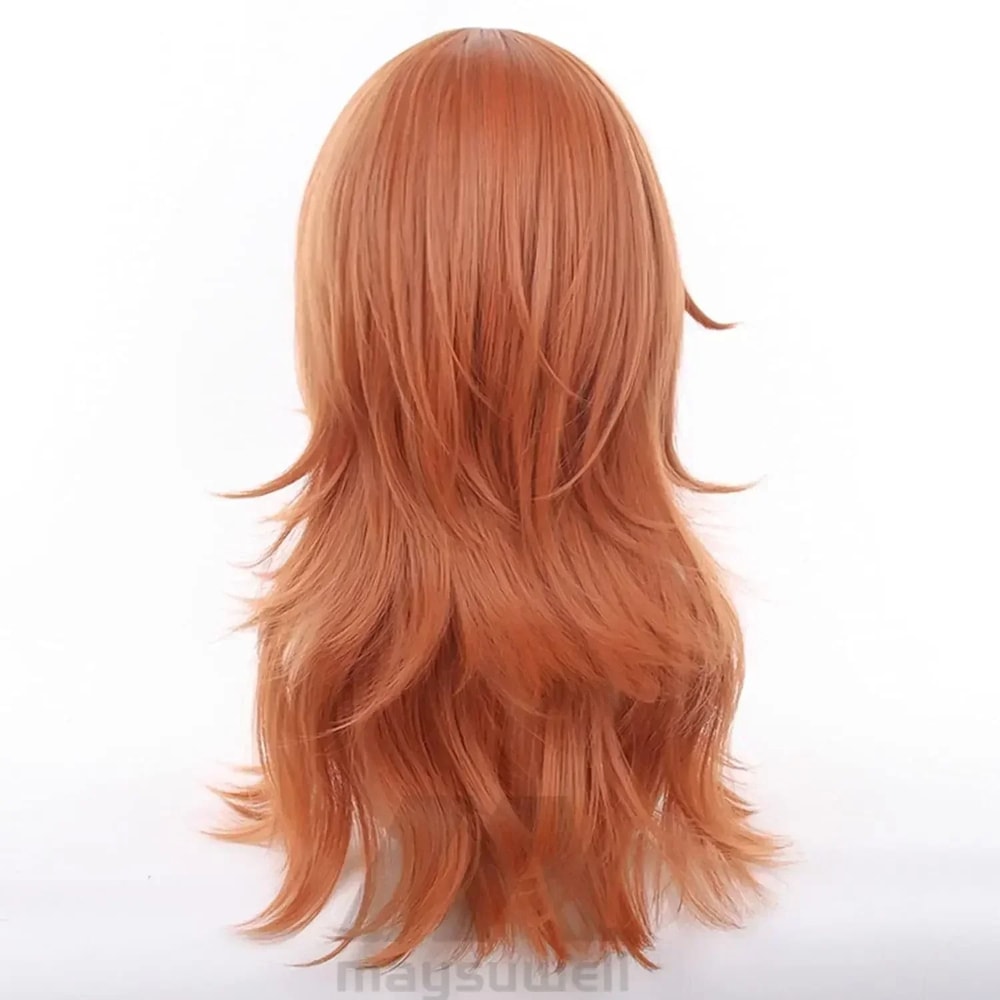 Angel Devil Orange Brown Cosplay Wig 4