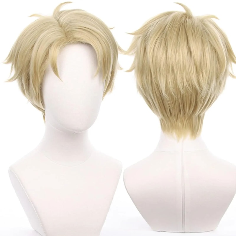 Angel Devil Orange Brown Cosplay Wig 17