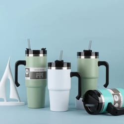 stainless steel vacuum insulated thermos water bottle for hot and cold drinks