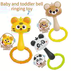 animal friends sensory hand chime – interactive bear & tiger developmental toy