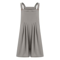 plus size wide leg jumpsuit – high waist casual woven streetwear for everyday comfort